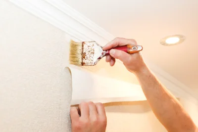 Pose de papier peint à Metzeral — revêtements muraux et toiles de verre
